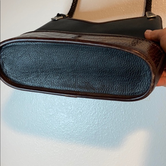 Vintage 2-Tone Classic Brighton Gina Shoulder Bag Hobo - Picture 12 of 15